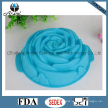 Big Rose Flower Silicone Cake Mold Silicone Cake Pan Sc08